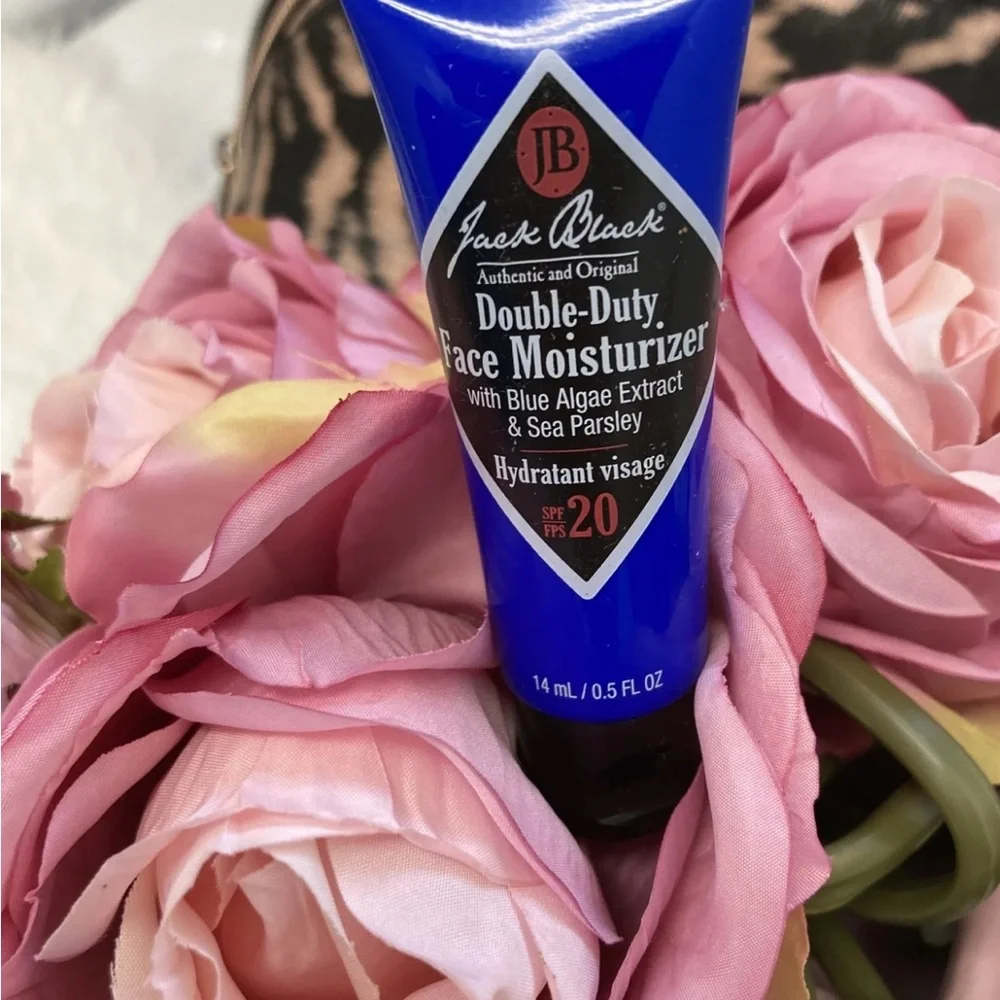 JACK BLACK Double Duty Face Moisturizer, SPF 20 Sunscreen, .5 oz., 14 ml, NEW - Picture 5 of 5